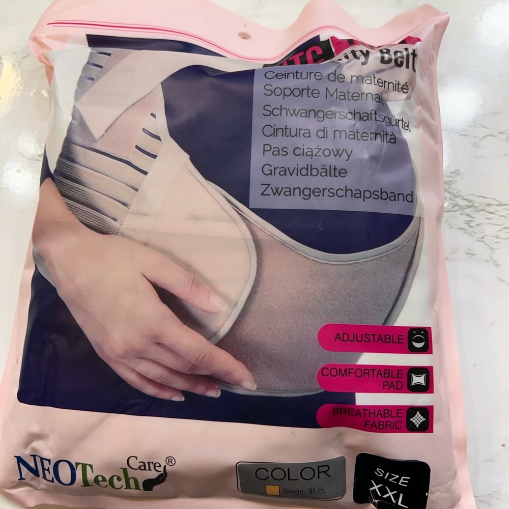 Plus size maternity belt